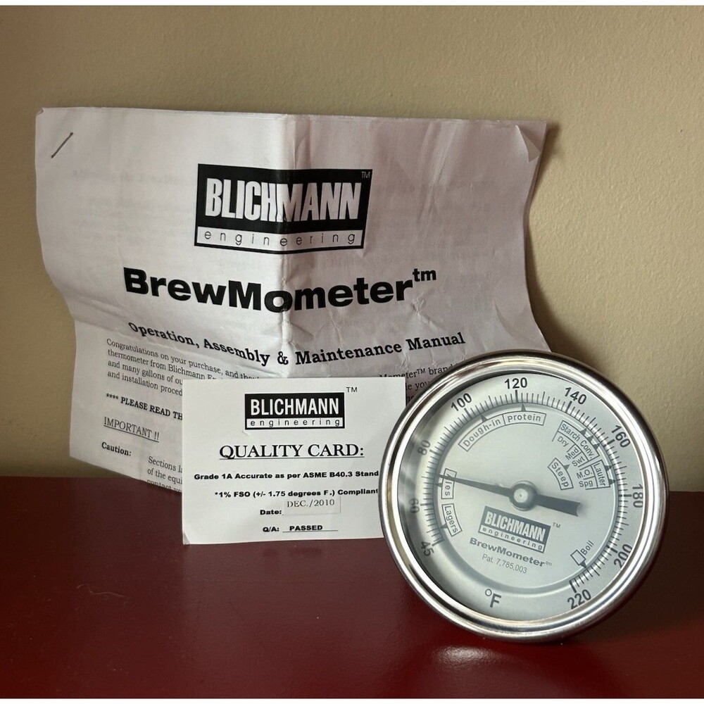 Blichmann 1/2” NPT Brewnometer (BRAND NEW)
